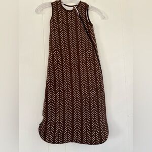 Kyte Baby Espresso Herringbone 2.5 TOG Sleep Sack Size Medium 18-30 lbs Bamboo